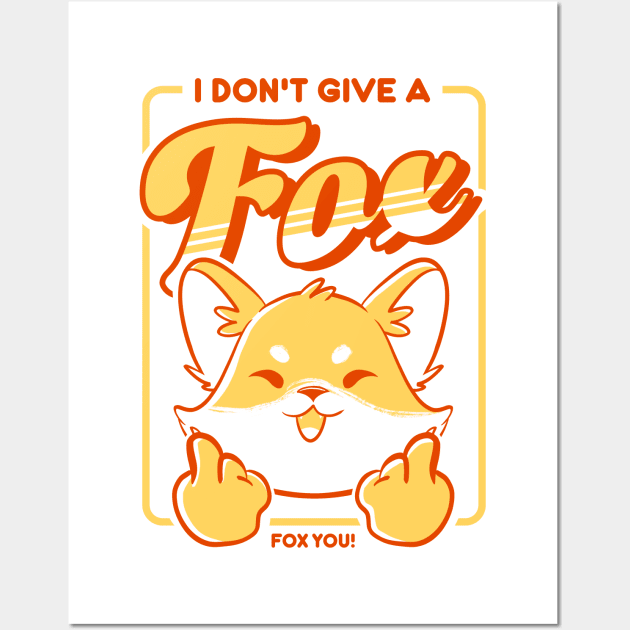 Give a fox Wall Art by Mushita